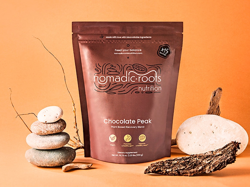 Nomadic Roots Nutrition packaging