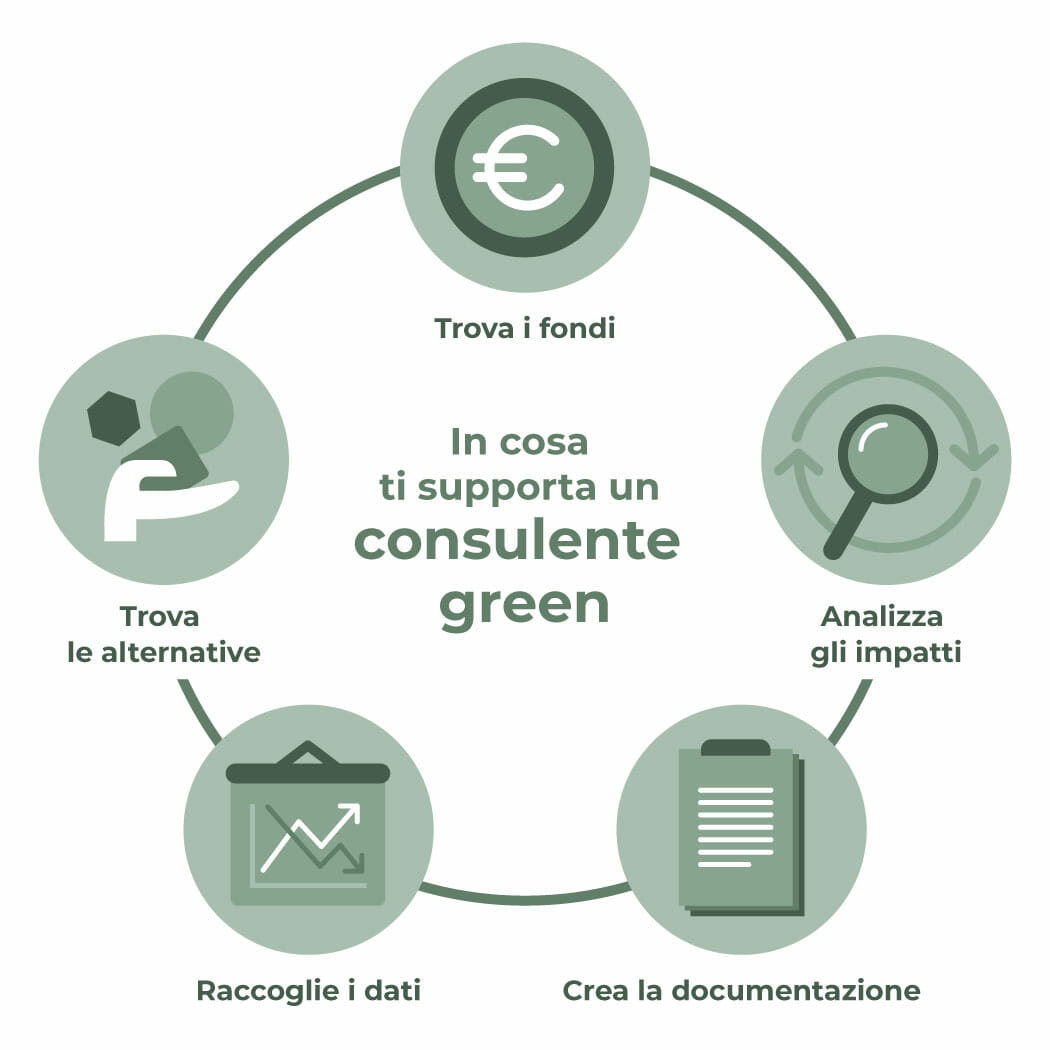 Cosa fa un consulente green? Infografica