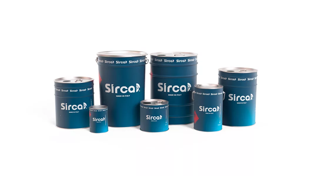 Prodotti Sirca linea solvente restyle packaging